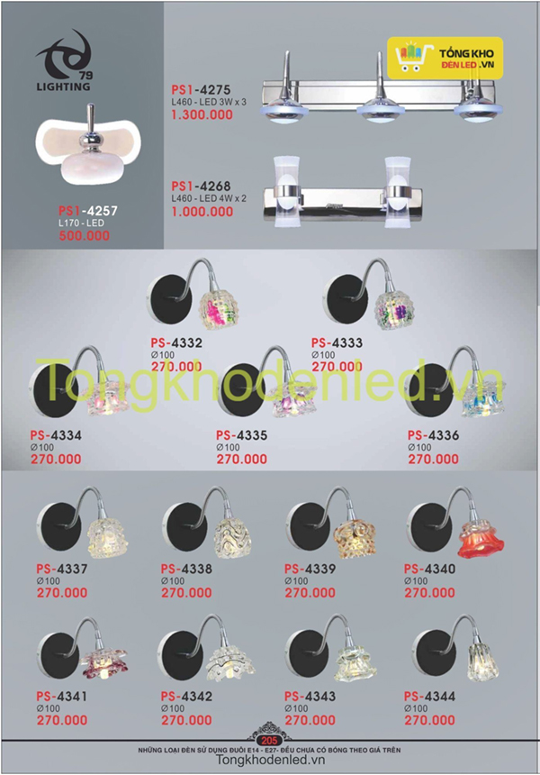 Mẫu đèn 79 LIGHTING - 205