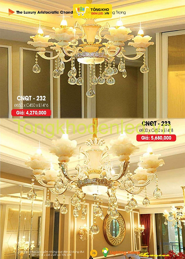 Đèn thả LIGHTING & HOME - 076