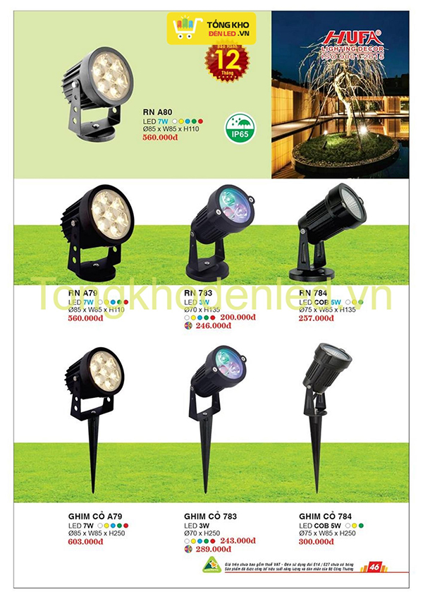 ĐÈN LED HUFA - 046