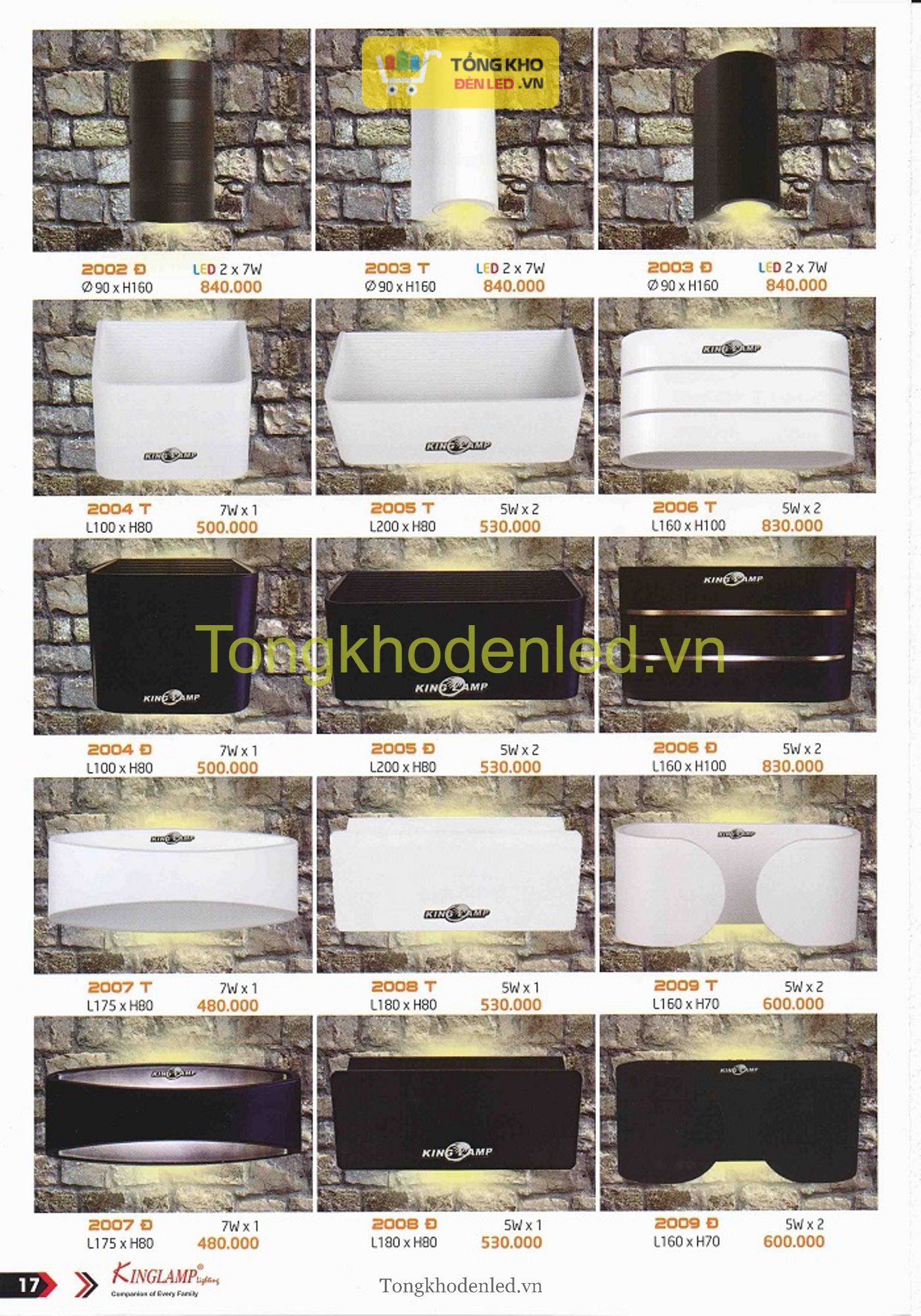 ĐÈN LED KINGLAMP- 017 ĐÈN LED KINGLAMP- 017