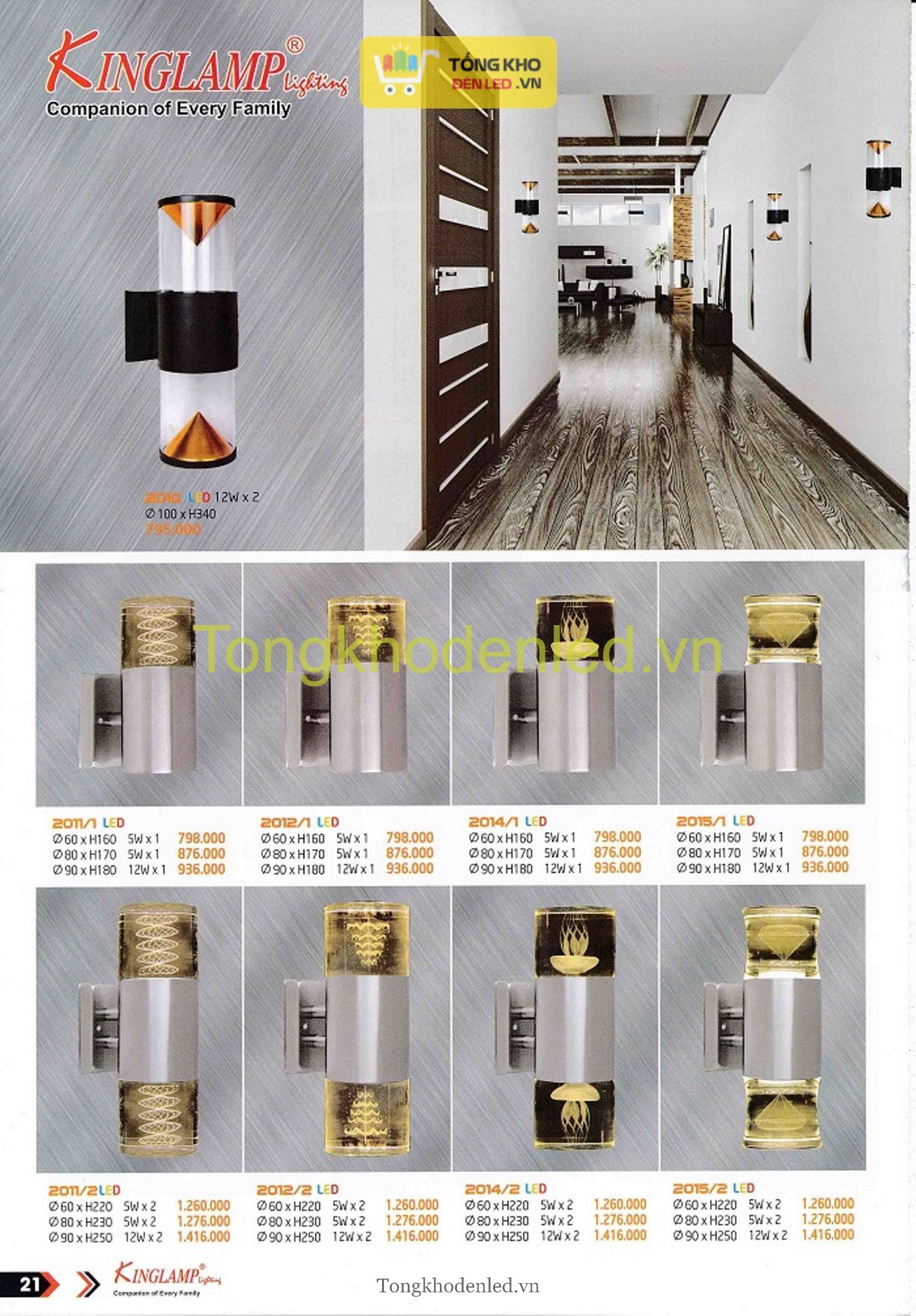 ĐÈN LED KINGLAMP- 021 ĐÈN LED KINGLAMP- 021