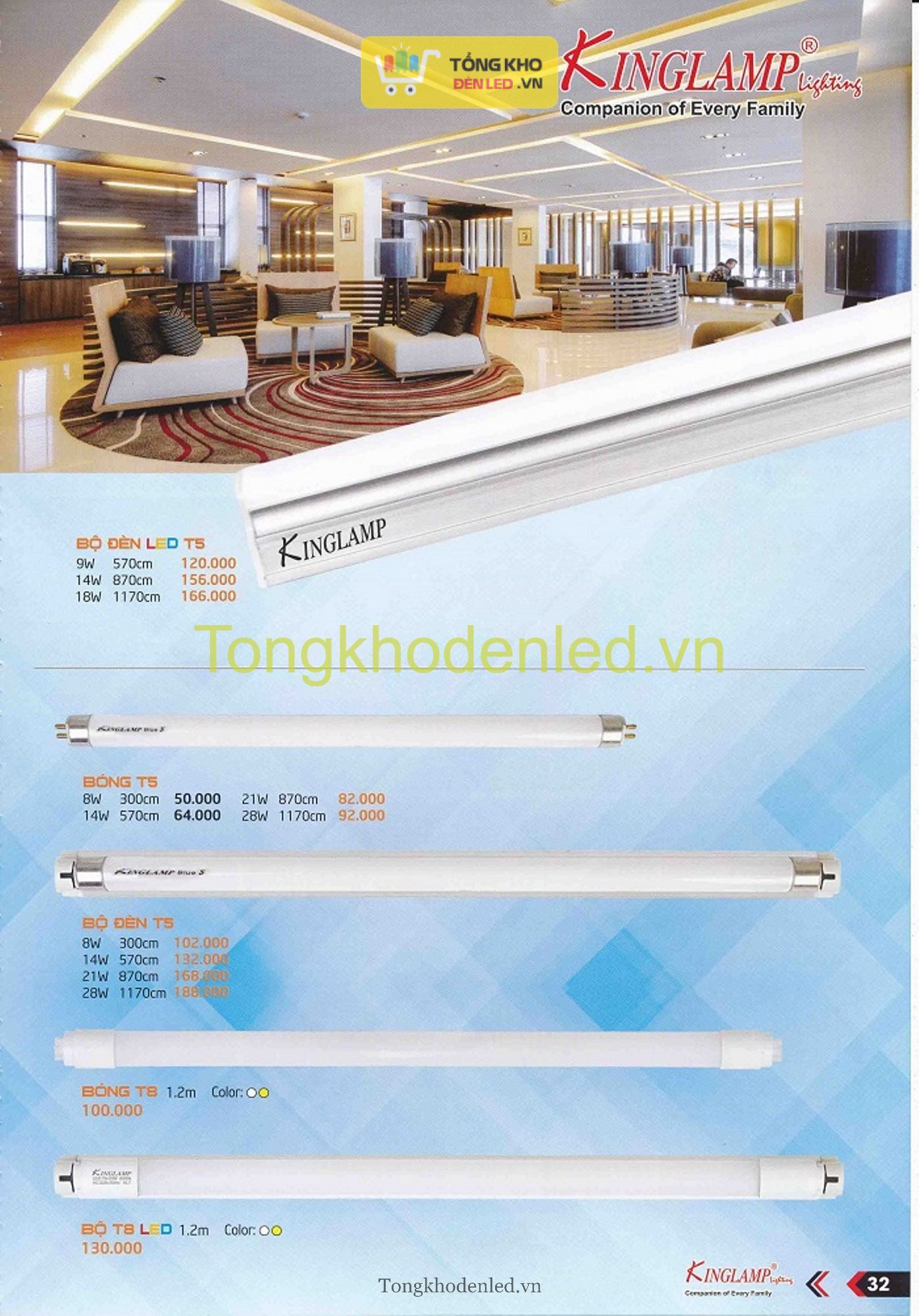 ĐÈN LED KINGLAMP- 032 ĐÈN LED KINGLAMP- 032