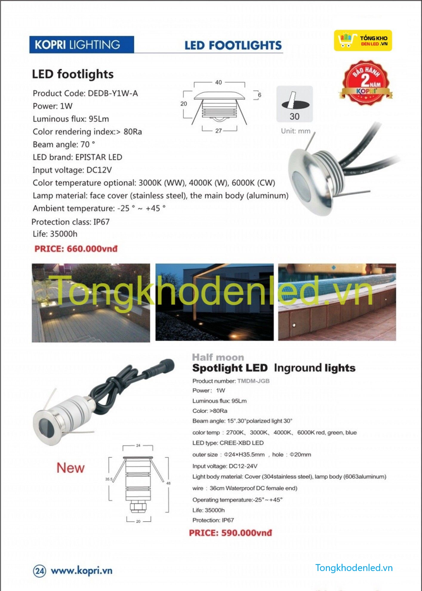 ĐÈN LED MINI KORPI - 024 ĐÈN LED MINI KORPI - 024