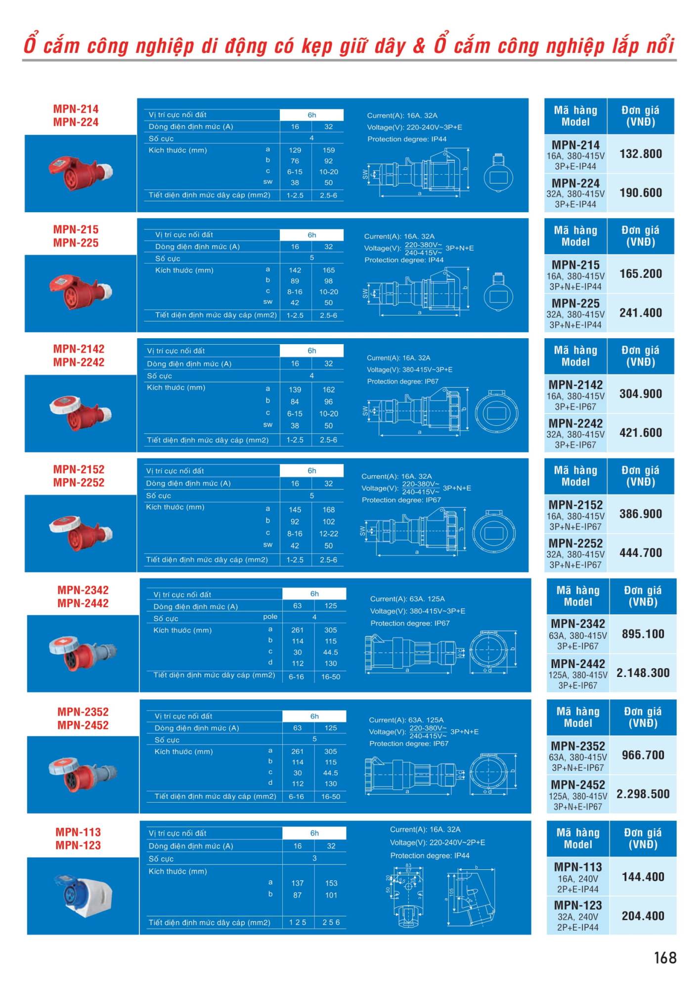 ĐÈN LED MPE - 166 ĐÈN LED MPE - 166